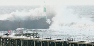 Flood alert for Ceredigion's coast as Storm Abigail rages on