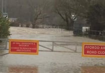Storm forces Dyfi Bridge to close again