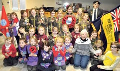Poppy appeal organisers meet young fund-raisers