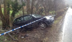 Two road collisions in 'icy' conditions this morning