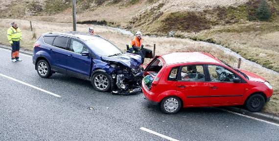 Person airlifted to hospital after serious crash on A44 | cambrian-news ...