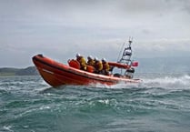 Four lifeboat volunteers recognised for part in rescue
