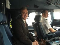 High-flying former pupil living his jet-setting dream