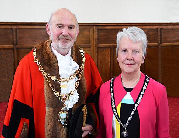 David takes the reins as mayor of Lampeter