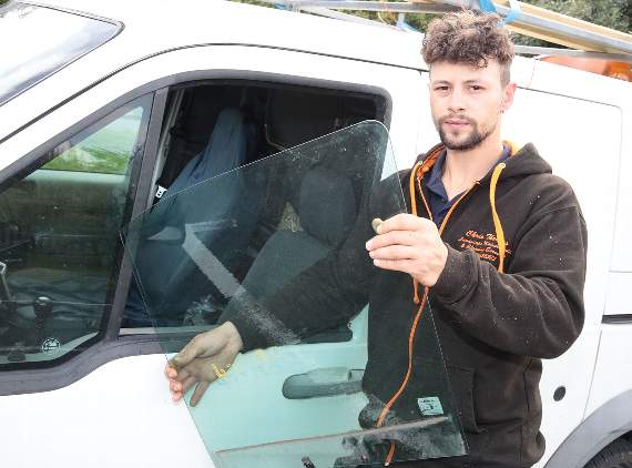 Van driver speaks of shock as man badly hurt after 'he ran head-first into vehicle'