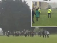 Protesting pupils were threatened with suspension, claims parent