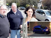 ‘Very lucky’ no-one hurt as car crashes into bollards