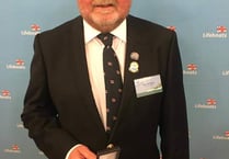 Peter honoured for lifeboat work