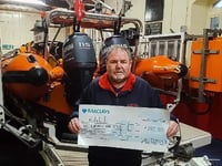 Campsite owner donates £250 to RNLI