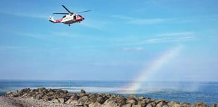 Semi-conscious woman airlifted to hospital