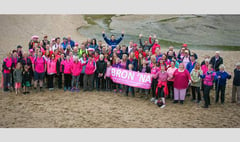 Coast path walkers raise £16,000 for cancer unit