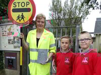 Lollipop lady Avril recognised for 25 years of service
