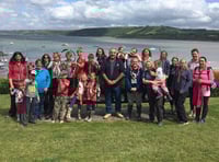 Scout group helps clean up beach