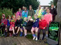 School thanks companies for help with flower beds
