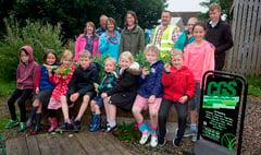 School thanks companies for help with flower beds