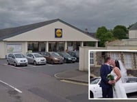 Bride dashes down the aisle - of supermarket!