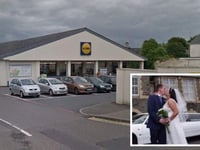 Bride dashes down the aisle - of supermarket!
