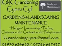 K&K Gardening Cymru Cyf