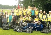 20 bags of rubbish collected from Dolgellau playing fields