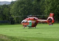 Pupil airlifted to hospital during sports lesson