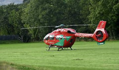Pupil airlifted to hospital during sports lesson