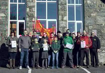 The Ardudwy Knights give generously to good causes