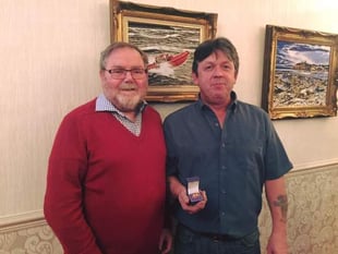 Helmsman recognised for 20 years’ service