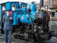 RAF and Talyllyn locomotive in double centenary bash