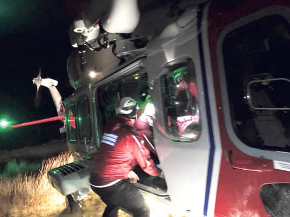 Mountain biker hurt on Blaenau slopes