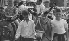 Do you recognise these children enjoying a donkey ride?