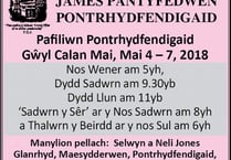 Eisteddfodau Teulu James Pantyfedwen Pontrhydfendigaid