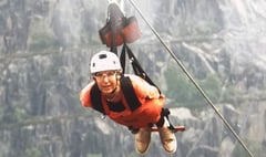Zena conquers her fear for charity close to her heart