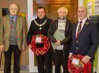 Wreaths laid to commemorate war centenary