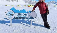 Adventurer takes on 700-mile ski to South Pole