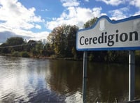 Flood warning issued for parts of Ceredigion