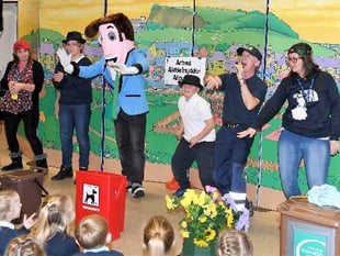Pupils see show to learn about environmental issues