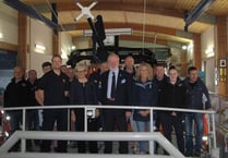 Plaque unveiled to honour devoted RNLI fundraiser