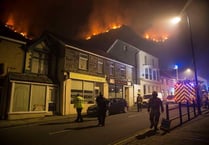 Homes evacuated as fire breaks out