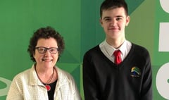 Caleb chosen to represent Ceredigion in Welsh Youth Parliament