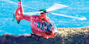 Seven-year-old girl airlifted after falling from bus