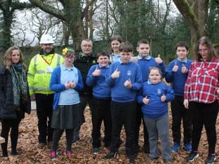 New play area built free of charge for school