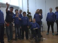 S4C goes backstage for school’s Christmas show