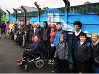 Praise for creators of colourful River Teifi wall mural