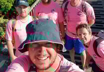 Postie nears the finish line of 870-mile charity trek