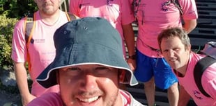 Postie nears the finish line of 870-mile charity trek