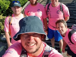 Postie nears the finish line of 870-mile charity trek
