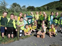 Pupils help tackle dog poo problem