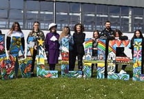 Visitors’ colourful welcome