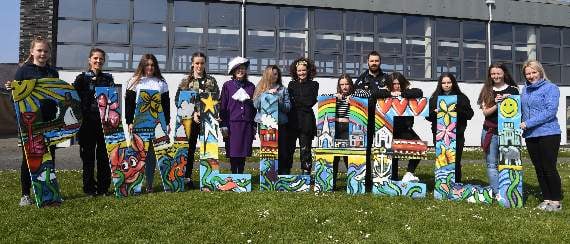 Visitors’ colourful welcome