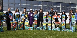 Visitors’ colourful welcome